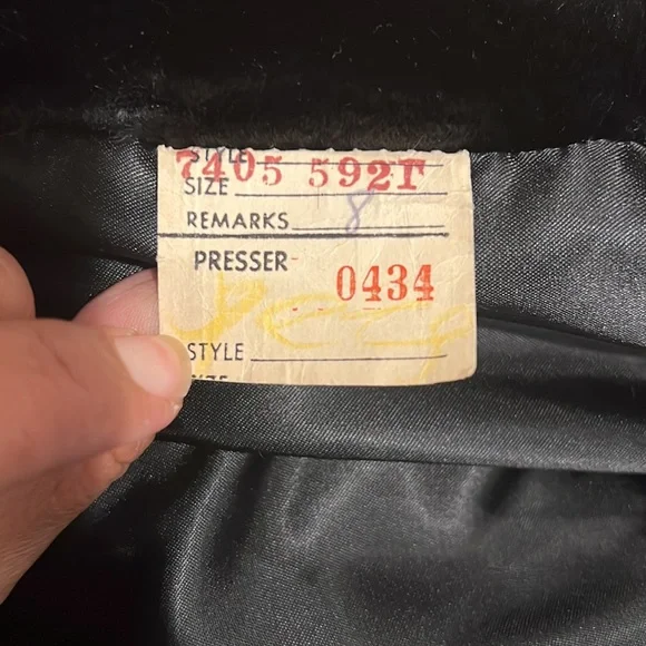 Vintage Borgazia faux fur‎ coat